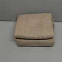 Tan Brown 96 Inch Linen Curtains 2 Panels Set Grommet Light Filtering Burlap Dark Flax Drapes Boho Farmhouse Semi Sheer Window Curtain 96 Inches Length for Hallway Living Room Sliding Patio Door