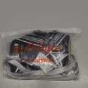 rabbitgoo Dog Harness, No-Pull Pet Harness with 2 Leash Clips, Adjustable Soft Padded Vest, Reflective No-Choke Pet Oxford Vest with Easy Control Handle for Medium Dogs, Black, M