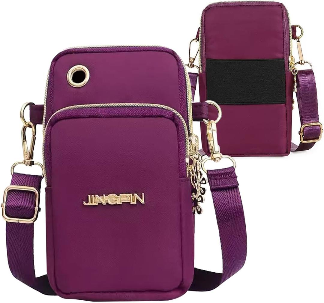 Women's mini crossbody bag, with 3 separate pockets