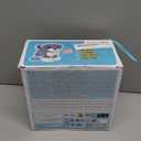 YH YUHUNG Interactive Walking Dog Toy with Leash, Grey Puppy with Blue Ears, Electronic Barking & Tail Wagging Robot Pet, Realistic Stuffed Animal Gift for Kids Boys Girls 3+ (Grey/Blue)