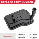 6L80E 6L90E Automatic Transmission Filter Kit Fits for Chevy Express Silverado 1500 2500 3500 Suburban Cadillac Escalade XLR STS SRX GMC Canyon Savana Sierra Yukon Replaces# 24236933 24236517
