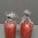 50pcs 6oz Small Plastic Dessert Bowls Ice Cream Bowls Reusable Flower Shaped Party Serving Elegant Buffet Serving Cups for Nuts, Salad, Fruit, Snacks and Yogurt (Pink)