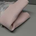 Cotton Rope Laundry Basket Hamper for Girls Kids Baby Nursery Hamper Bin Woven Storage Basket for Living Room Girls room Boho Tall Rope Baskets for Blanket Toys Large light pink (Regular)