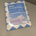 Baby Bassinet Sheets 4 Pack Compatible with Graco Pack and Play Dome LX/Day2Dream(not playard) and Pamo Babe 4 in 1 Portable Crib(only for Bassinet), Ultra Soft & Skin-Friendly, Washer & Dryer (Navy Blue Cloud)