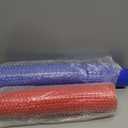 Yungyan 50 Pack 16oz Stadium Cups Reusable Plastic Cups Blank Drink Tumblers for Parties, Events, DIY Projects, 4.5 x 3.54 x 2.72 Inch (Red and Blue)