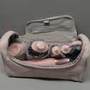 MESCOMB 5 in 1 Hot Air Styler Wrap - High-Speed Hair Dryer, Volumizing Brush with Auto Curlers, Fast Drying & Frizz-Free Styling Straightening, No Heat Damage, Includes Travel Bag, Gift for Women (Pink)