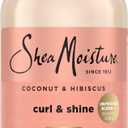 SheaMoisture Curl and Shine Coconut Shampoo Coconut & Hibiscus for Curly Hair Paraben Free Shampoo 13 oz