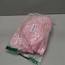 Tegeme Set of 4 Faux Fur Office Chair Covers Set with Armrest Covers, Computer Universal Stretchable Chair Seat Protector Washable Jacquard Computer Seat Slipcovers for Home Office(Pink)