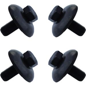Adefol 4 Pack Bolts for Husqvarna Craftsman Lawn Mower Blade Bolt & Tractor Blade Bolt with Cupped Washer, Fits for Attaching immobilization Blades on Riding Lawn Mower and for Zero Turn Mower