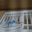 Amazon.com : IRIS USA 24" 6-Panel Dog Playpen with Door, 61 x 61 x 24, Puppy Playpen, Dog Play Pen Indoors, Pet Fence, Puppies/Small Dogs, White : Pet Supplies