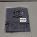 iMaylex Soft and Breathable 100% Egyptian Cotton Envelope Pillow Shams, Silk Like and Cozy Decorative Pillow Covers, Set of 2, Navy Blue, King