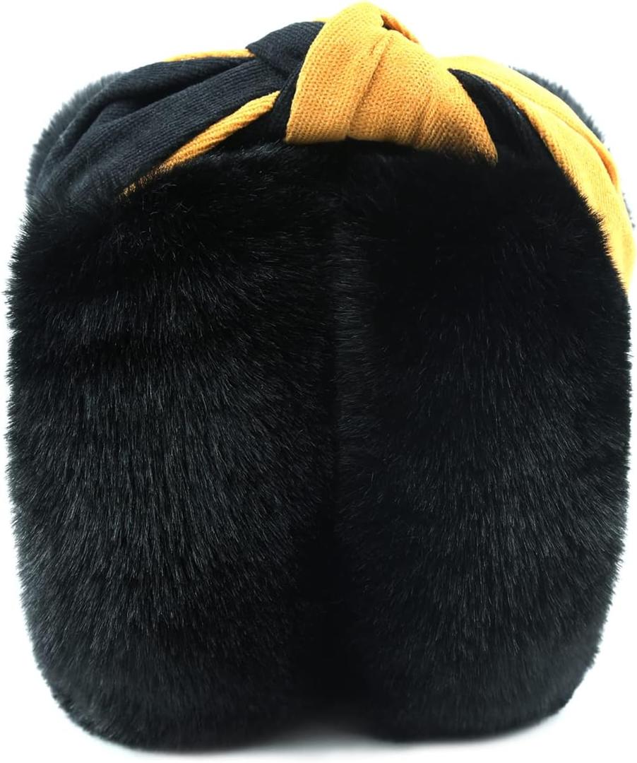 FSTEOE Women Winter Ear Muffs Foldable Girl Ear Warmer Fashion Furry Earmuff Soft Ear Cover Cold Weather