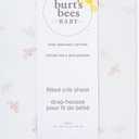 Burt's Bees Baby Essential Organic Cotton Fitted Crib Sheet, Breathable for Boy Girl Standard Crib & Toddler Mattresses, Standard Crib - 1-Pack