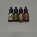 Striking Viking Beard Oil for Men - 0.66 Fl Oz, 4 Pack of Vanilla, Sandalwood, Cedarwood, Citrus - Naturally Derived Conditioner with Almond, Tea Tree, Argan & Jojoba Oil for Beard Growth & Softening