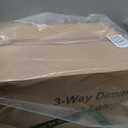 Nintiue Dimmable Floor Lamp - 3 Lights Gold Arc Floor Lamps for Living Room, 1000LM Modern Tall Standing Lamp with White Shades, Mid Century Tree Floor Lamp for Bedroom Office, 3 LED Bulbs Included