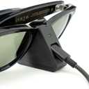 Charging Stand Compatible with Ray-Ban Meta Wayfarer and Headliner Smart-Glasses with USB-C, Black