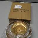 Gold Flower Vases for Centerpieces: Vintage Compote Bowl Vase for Wedding 4 Inch Small Pedestal Vase for Party Gold Centerpieces for Table Metal Urn for Event Home Decor Set of 2