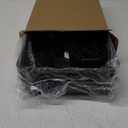 Sywhitta 3-Tier Plastic Rolling Utility Cart with Handle, Multi-Functional Storage Trolley for Office, Living Room, Kitchen, Movable Storage Organizer with Wheels, Black