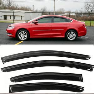 VICOJETOR 92223 Rainproof Side Window Wind Deflectors for 2010-2013 Ford Transit Connect,Tape-on Sun Rain Guard Sets,Nice Looking Window Visors for Cars,Vent Deflector for 10-13 Ford Transit Connect