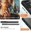 Rayboen for Samsung Galaxy S22 Plus Case Magnetic, [Compatible with Magsafe] Protective Slim Fit Skin Feel Phone Cover for Samsung S22 Plus 5G with Translucent Hard Back & Soft Edge, Matte Black
