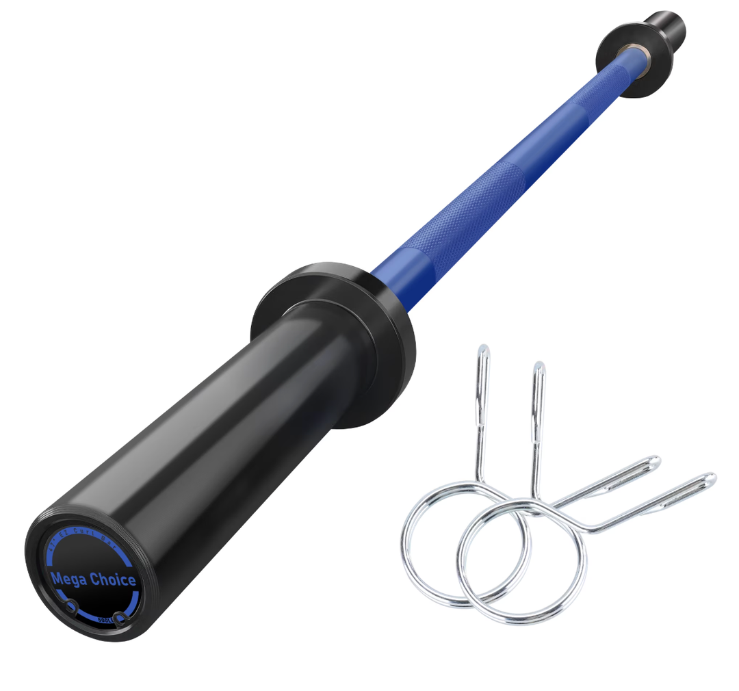 7FT/4 ft Home Gym Barbell Bar – 700LB/1500LB/500LB Capacity, Anti-Slip Knurling, Solid Steel, for Weightlifting, Strength Training