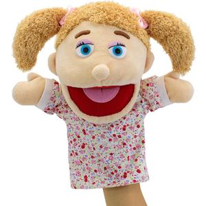 Family Hand Puppets,Puppets for Kids Role Paly Family Members 13.4 INCH Multi-Ethnic Puppets Plush Soft Hand Puppets Family Puppets Story Toys, Puppets for Girls Boys Finger Puppets Puppet Set Gifts