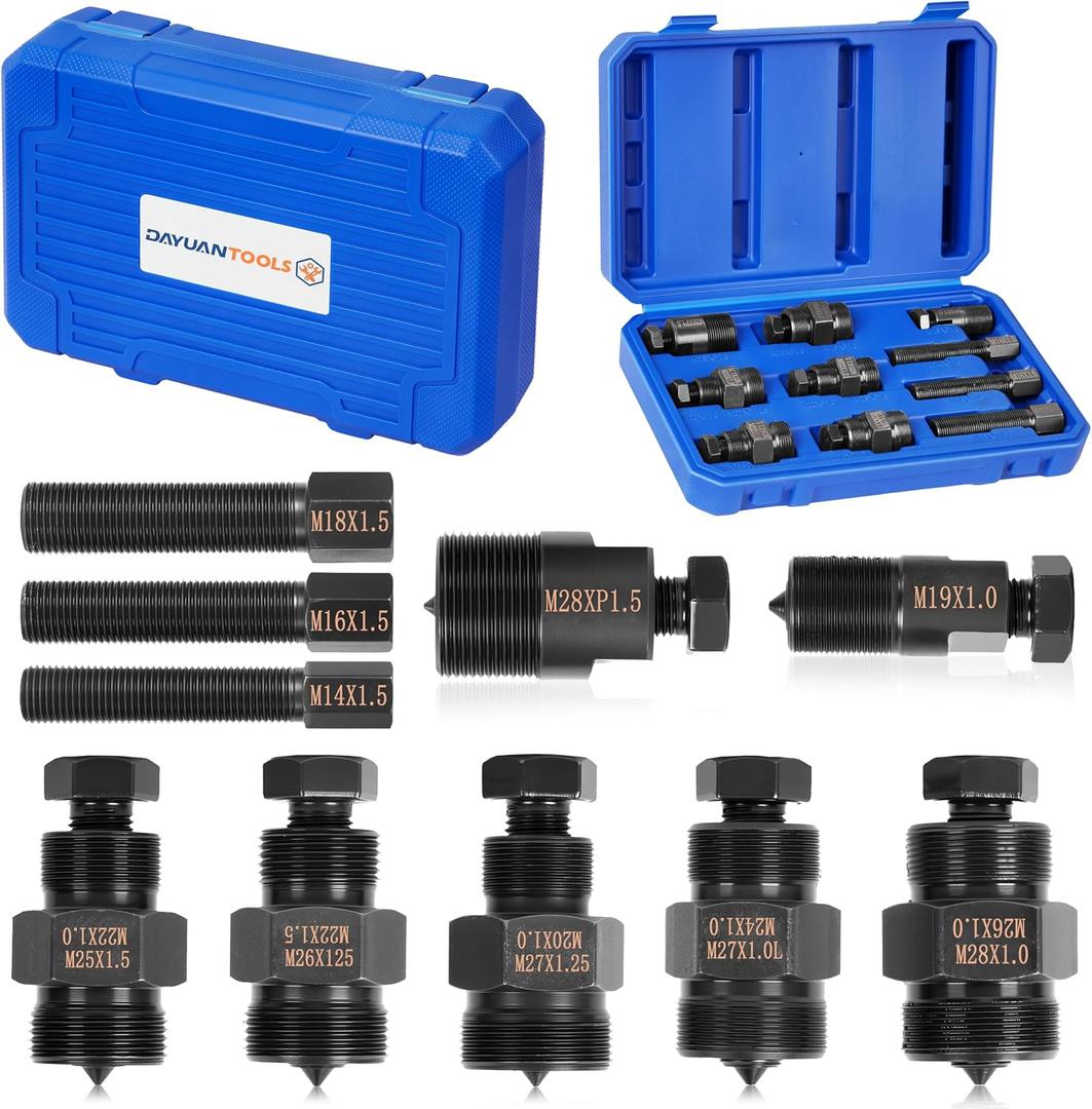 DAYUAN Motorcycle Flywheel Puller with 10Pcs Different Sizes of Pullers Compatible with Small Engines on Motorcycles Scooters ATVs and Dirt Bikes