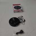 GPX PC332B - Reproductor de CD porttil con proteccin antideslizante, radio FM y auriculares estreo, color negro