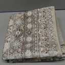 zesthome 2x3 Entryway Rug, Soft Washable Rugs, Non Slip Area Rug, Stain Resistant Low Pile Rugs for Bedroom, Vintage Rug for Door Mat, Kitchen (Brown/Beige,2'x3')