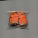 Hcpet Dog Shoes for Large Dogs, Breathable Dog Booties for Small Medium Dogs, Anti-Slip Dog Boots & Paw Protectors for Hot Pavement Winter Snow Hiking with Reflective Straps Orange Size 3 (#3 (Width 1.77 inch) for 31-38 lbs)