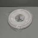 2Packs Molded Nylon Ceiling Medallion for Light Fixtures and Ceiling Fans, 9.8"OD x 4"ID x 0.94"P (Fits Canopies up to7-1/4")White