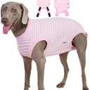 Recovery Suit for Dogs,Dog Cone Alternative Zipper Surgery Suit Female Spay,Soft Dog Surgery Suit for Anti Licking,Breathable Surgical Suit for Dogs Female Spay (XL)