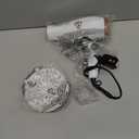 Conair Double Ceramic Hair Dryer with Diffuser | Blow Dryer with Ionic Conditioning | Includes Diffuser and Concentrator, White