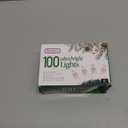 PREXTEX 100 Count Clear Christmas Lights - 20 ft Ultra Bright String Lights with Green Wire for Indoor and Outdoor Use, Christmas Trees, Holidays, Patios and Garden