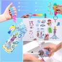 PERRYHOME Decorate Your Own Frozen Water Bottle Kits for Girls, Frozen Toys for Girls Age 4-10 Painting Crafts, Fun Arts and Crafts Kits 6-12 Year Old Toddler Girls Birthday Christmas Gifts Toys