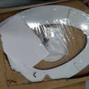 Bemis 1500EC Durable Wooden Toilet Seat, Easy Clean Hinges, Made in USA, Elongated, White