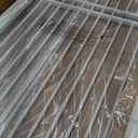 No Pawblems 55" Extra Tall Pet Gate for Cat/Dog, 29-40" Wide Auto Close Tall Dog Gate, 1.37" Ultra Narrow Spacing, NO Drilling Pressure Mounted for Doorways/Hallways, White