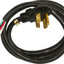 GE WX09X10020 Genuine OEM 6ft. Power Cord 30 AMP 4 Wire for GE Dryer