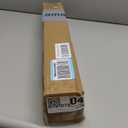 No Tools No Drill Cordless Roman Shades for Indoor Windows 100% Blackout, for Window Size 20" W  48" H White