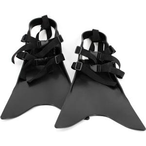 Float Tube Fins, One Size Adjustable Foot Pocket Flippers, Float Tube Fins for Fishing for Diving, for Adult Men Women
