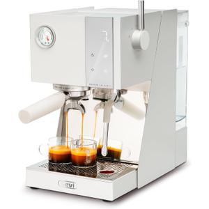 Gevi Commercial Espresso Machine 20Bar with Smart OPV Coffee Makers, Milk Frother & 58mm Portafilter, Dual Display Stainless Steel Cappuccino Maker for Home, Great Gift (9.05W*15.55D*14.17H inch)