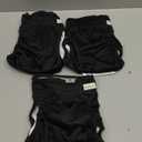 wegreeco Washable Female Dog Diapers Highly Absorbent Reusable Diapers for Dog in Heat Dog Period Diapers, 3 Pack (Black, Medium, 12"-15" Waist)