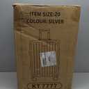 Krute No Zipper Carry On Luggage 20in Suitcase with Cup Holder and Charger