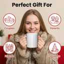 4 Pcs Mug Painting Kit Paint Your Own Mug With Gift Box Crafts for Couples Mom and Dad and friends DIY Gift(12 OZ)