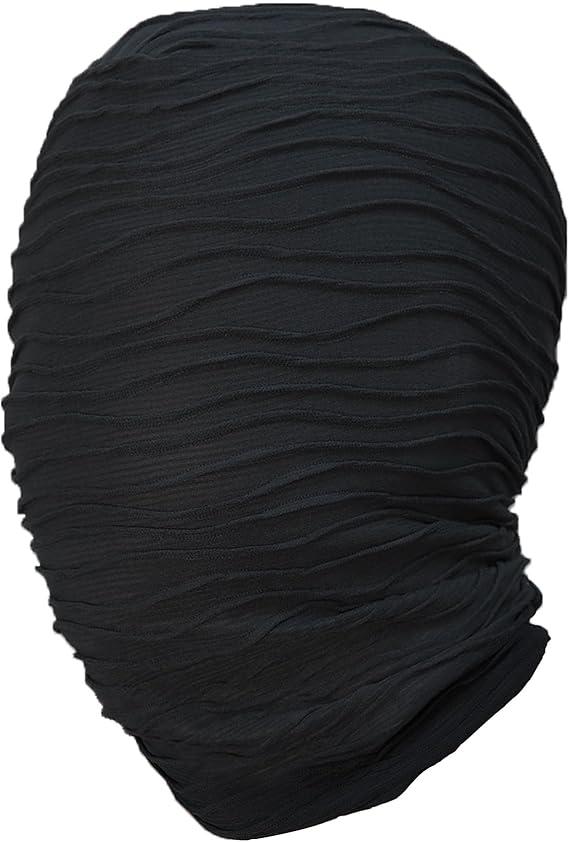 Mystery Full Face Mask Halloween Cosplay Stretch Fabric Costumes Accessories Masquerade Party Out See Through Hood