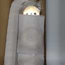 12 Inch Bronze Shower Grab Bar Gold, Munzong Antique Brass Bathroom Grab Bar w/Anti-Slip Knurled Grip, Bathroom Balance Bar, Safety Bath Handrail Support, Handicap Injury Elderly Senior Assist Handle