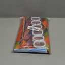 Orange Flower Shower Curtain Oil Painting Style Sunset Ocean View Green Leaf Mountain Art Spring Fabric Bathroom Decor Curtains with Hooks,70 x 70