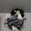 Joliyoou Halloween Decorations Outdoor, 31.5" H Sound Activated Hanging Boy Sitting on A Swing with Glowing Eyes, Creepy Sound & Kicking Legs, Life-Size Animatronic Ghost for Haunted House Decor