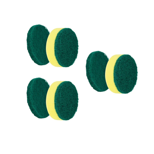 Sponge Brush Heads (6 Units) for Electric Spin Scrubber | Designed for Cleaning Smooth Surfaces