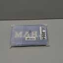 SilTriangle Empty Mahjong Tile Bag American PVC Clear Mahjong Case Size 166 Waterproof Zippered Storage Tile Holder Rack Bag for Game Lover Gift Travel, Case Only (Navy Blue,Mahj)